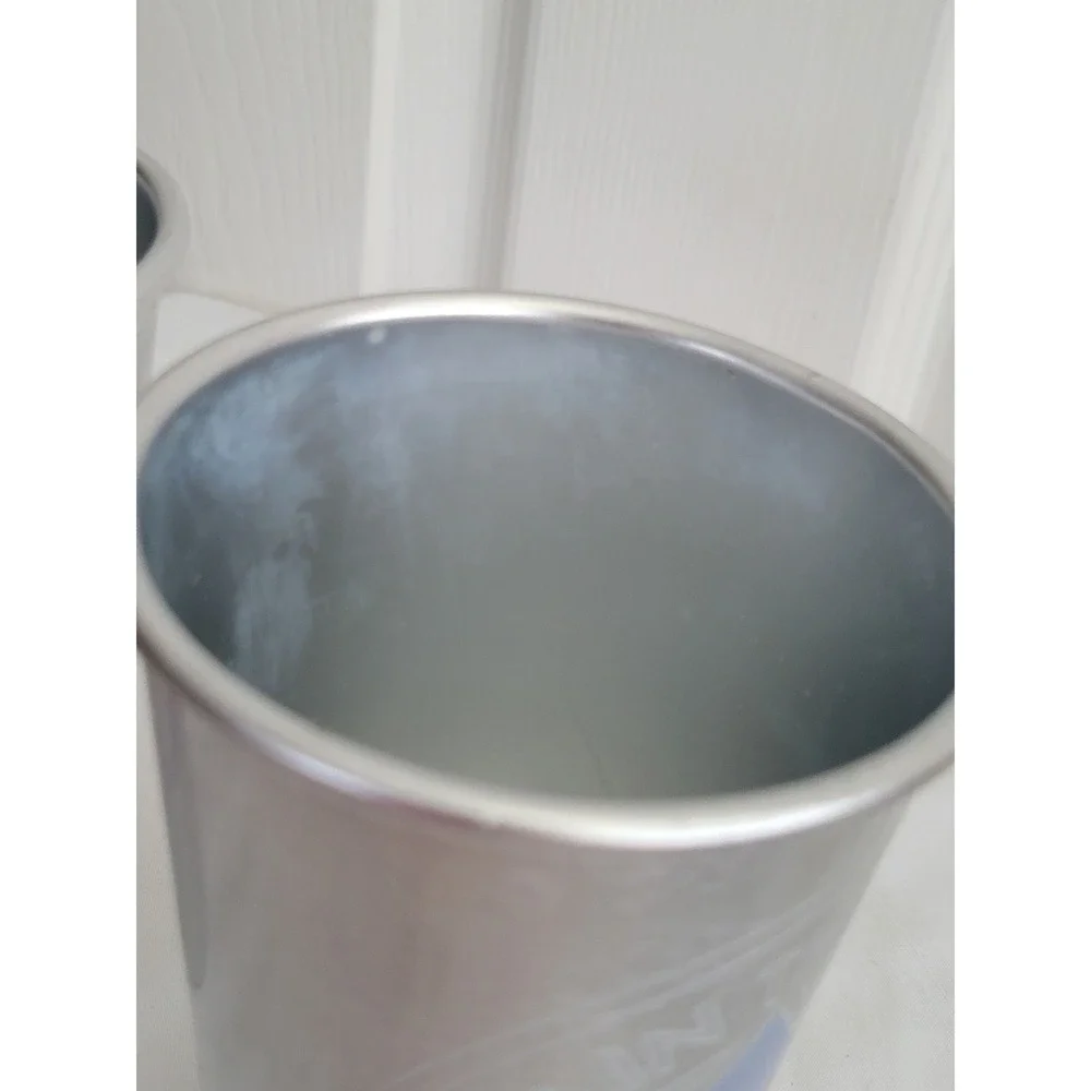 Coors Light Tampa Bay Lightning NHL Aluminum Pint Cupts Set of 2 Beer Tumblers